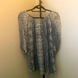 Blue sheer Mes Demoiselles blouse